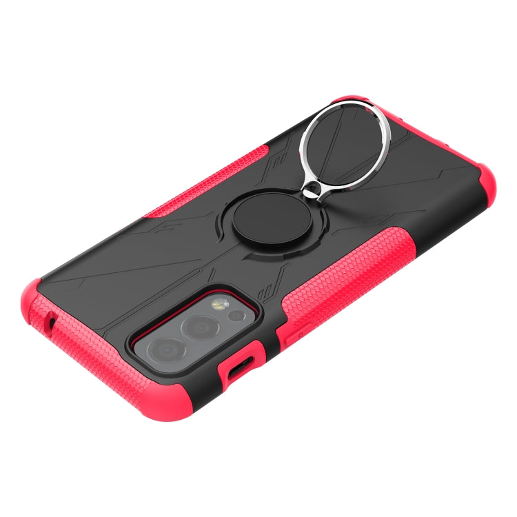 For OnePlus Nord 2 5G Armor Bear Shockproof PC + TPU Protective Case with Ring Holder