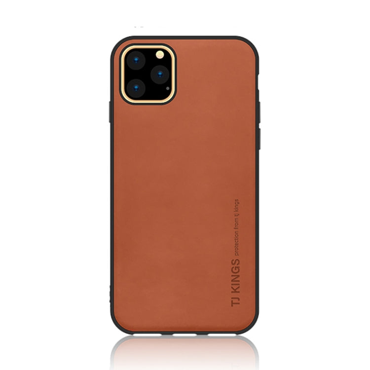 For iPhone 11 TJ KINGS Skin Feeling Series Shockproof TPU + PU Case