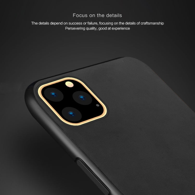 For iPhone 11 TJ KINGS Skin Feeling Series Shockproof TPU + PU Case