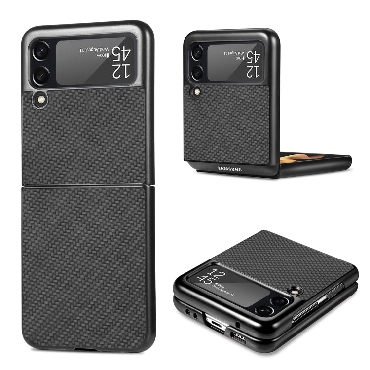 For Samsung Galaxy Z Flip3 5G Cross Pattern Slim PC Protective Case