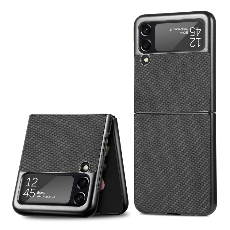 For Samsung Galaxy Z Flip3 5G Cross Pattern Slim PC Protective Case