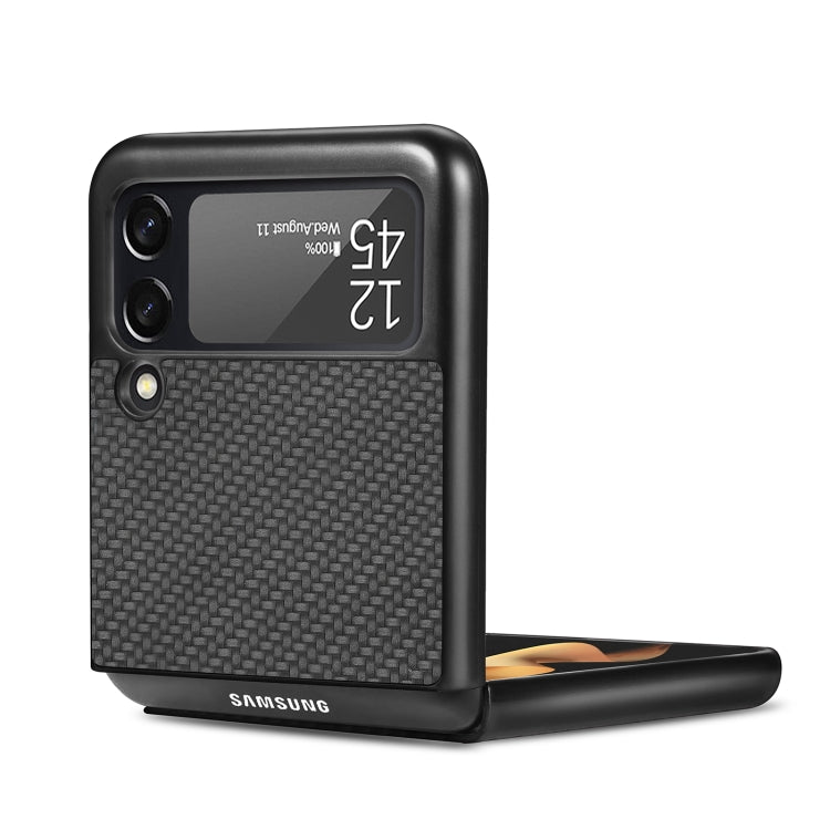 For Samsung Galaxy Z Flip3 5G Cross Pattern Slim PC Protective Case