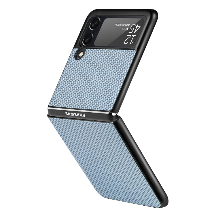 For Samsung Galaxy Z Flip3 5G Cross Pattern Slim PC Protective Case