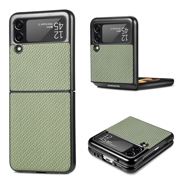 For Samsung Galaxy Z Flip3 5G Cross Pattern Slim PC Protective Case