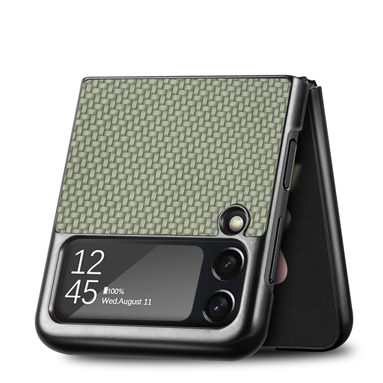For Samsung Galaxy Z Flip3 5G Cross Pattern Slim PC Protective Case