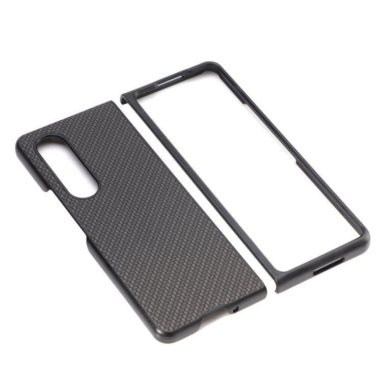 For Samsung Galaxy Z Fold3 5G Cross Pattern Slim PC Protective Case