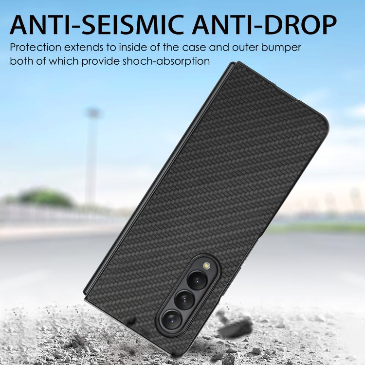 For Samsung Galaxy Z Fold3 5G Cross Pattern Slim PC Protective Case