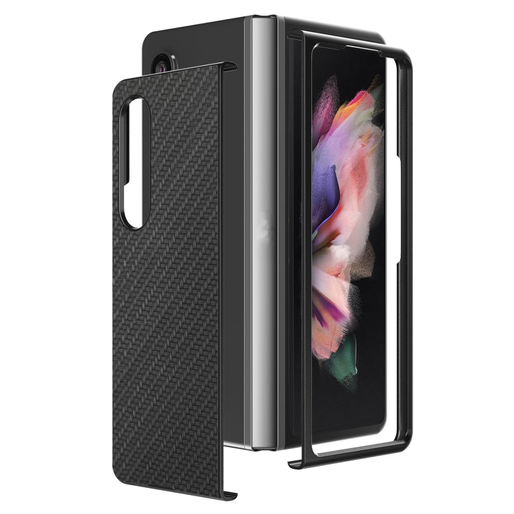 For Samsung Galaxy Z Fold3 5G Cross Pattern Slim PC Protective Case