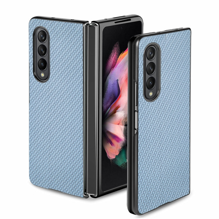 For Samsung Galaxy Z Fold3 5G Cross Pattern Slim PC Protective Case