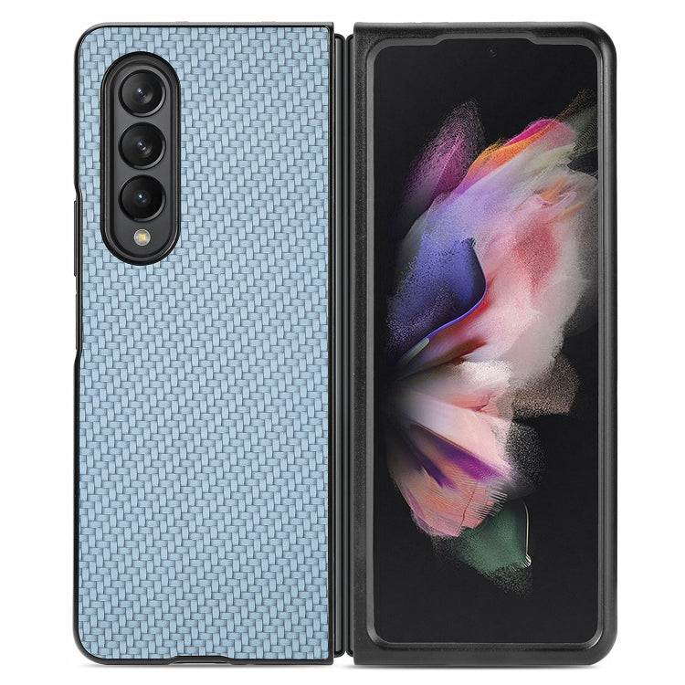 For Samsung Galaxy Z Fold3 5G Cross Pattern Slim PC Protective Case