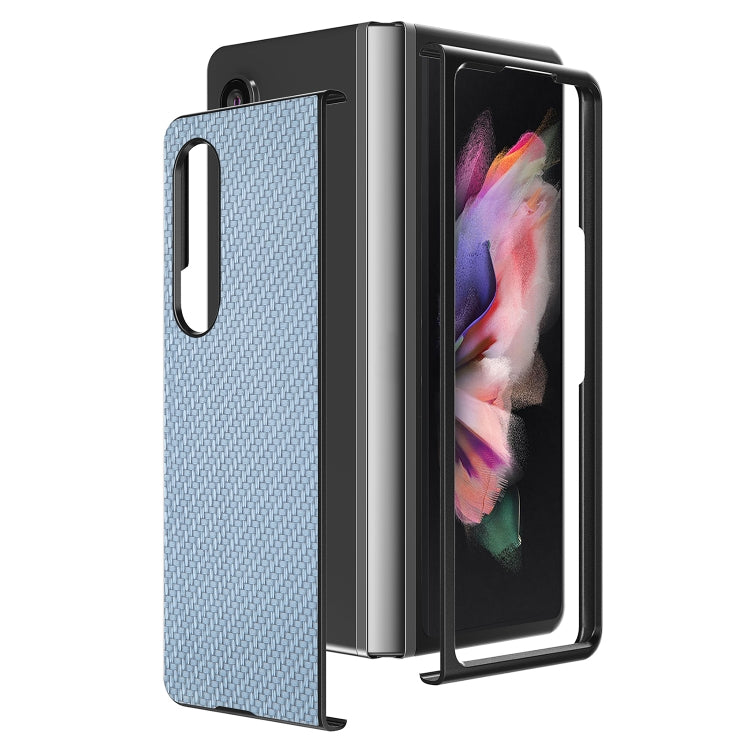 For Samsung Galaxy Z Fold3 5G Cross Pattern Slim PC Protective Case