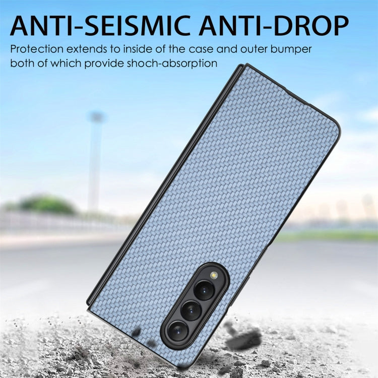 For Samsung Galaxy Z Fold3 5G Cross Pattern Slim PC Protective Case
