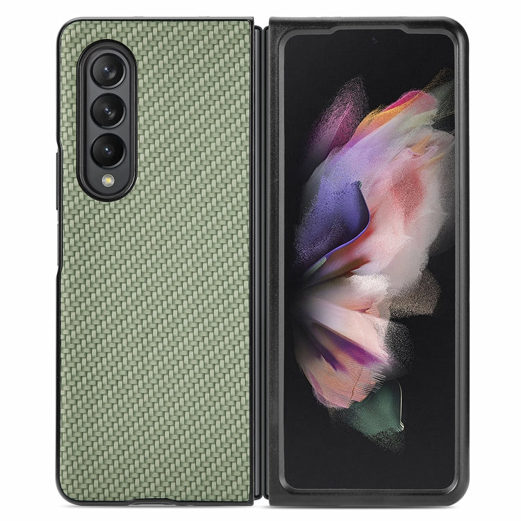 For Samsung Galaxy Z Fold3 5G Cross Pattern Slim PC Protective Case