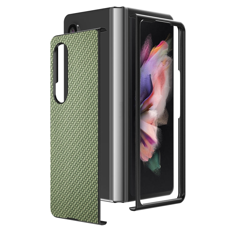 For Samsung Galaxy Z Fold3 5G Cross Pattern Slim PC Protective Case