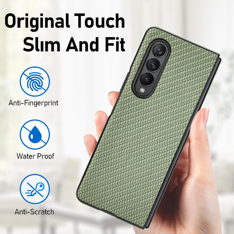 For Samsung Galaxy Z Fold3 5G Cross Pattern Slim PC Protective Case