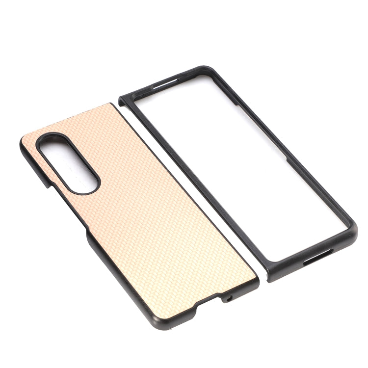 For Samsung Galaxy Z Fold3 5G Cross Pattern Slim PC Protective Case