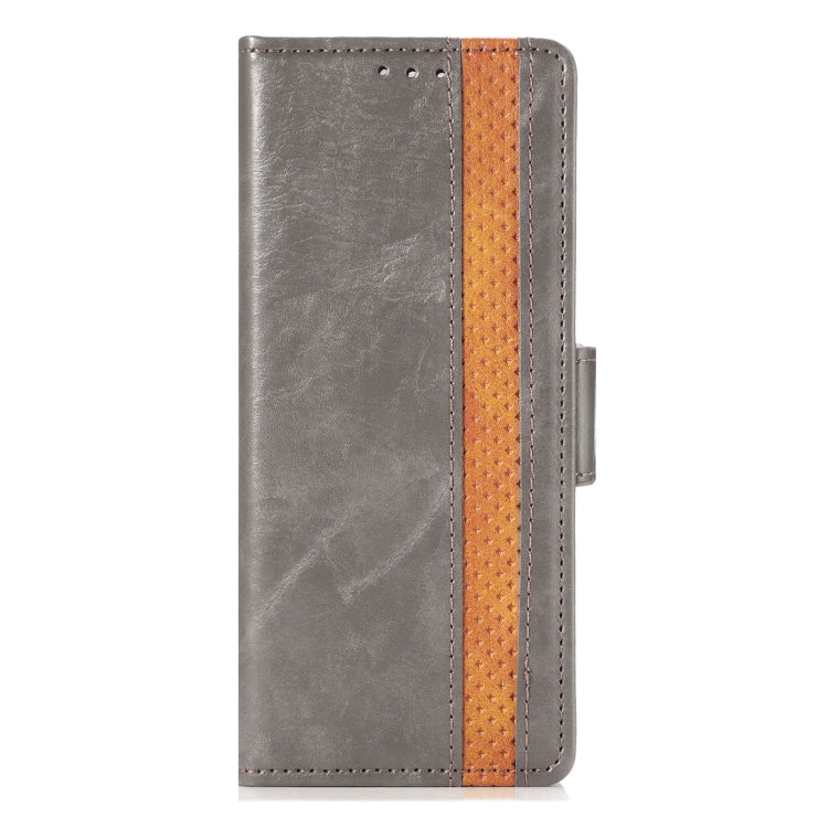 For Samsung Galaxy Z Fold3 5G CaseNeo Business Splicing Dual Magnetic Buckle Horizontal Flip PU Leather Case with Holder & Card Slots & Wallet