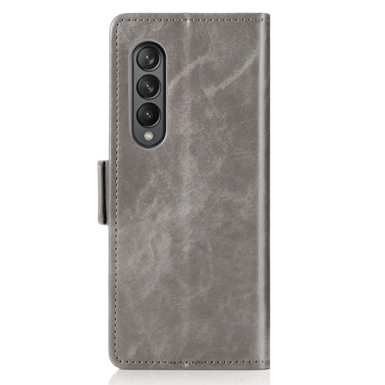 For Samsung Galaxy Z Fold3 5G CaseNeo Business Splicing Dual Magnetic Buckle Horizontal Flip PU Leather Case with Holder & Card Slots & Wallet