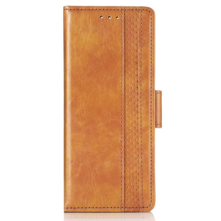 For Samsung Galaxy Z Fold3 5G CaseNeo Business Splicing Dual Magnetic Buckle Horizontal Flip PU Leather Case with Holder & Card Slots & Wallet