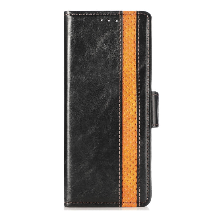 For Samsung Galaxy Z Fold3 5G CaseNeo Business Splicing Dual Magnetic Buckle Horizontal Flip PU Leather Case with Holder & Card Slots & Wallet