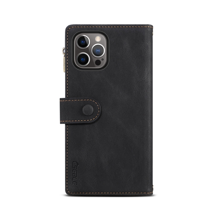 Retro Frosted Horizontal Flip Leather Case with Holder & Card Slot & Wallet & Zipper Pocket & Lanyard For iPhone 11 Pro