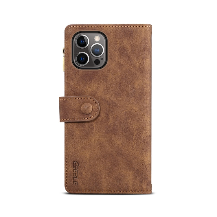 Retro Frosted Horizontal Flip Leather Case with Holder & Card Slot & Wallet & Zipper Pocket & Lanyard For iPhone 11 Pro
