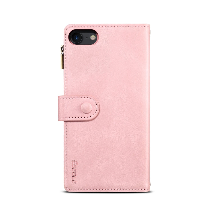 Retro Frosted Horizontal Flip Leather Case with Holder & Card Slot & Wallet & Zipper Pocket & Lanyard For iPhone 6 & 6s