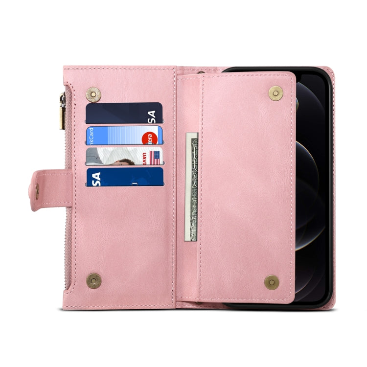 Retro Frosted Horizontal Flip Leather Case with Holder & Card Slot & Wallet & Zipper Pocket & Lanyard For iPhone 6 Plus & 6s Plus