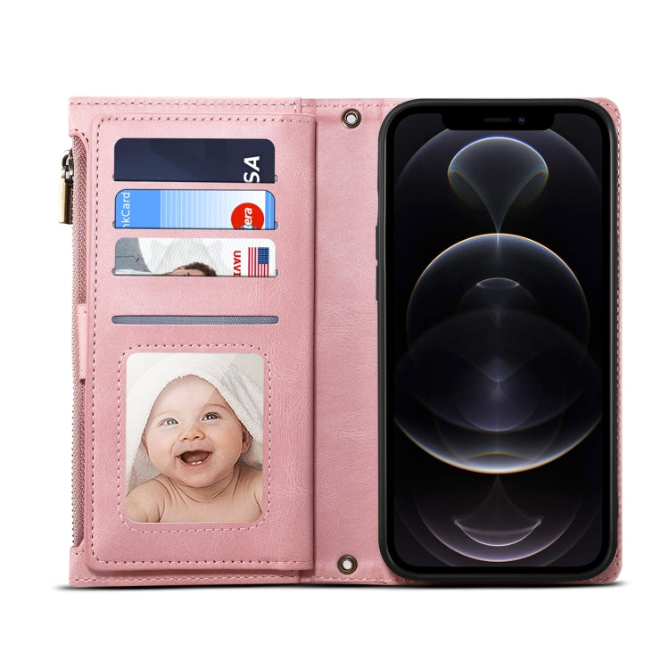 Retro Frosted Horizontal Flip Leather Case with Holder & Card Slot & Wallet & Zipper Pocket & Lanyard For iPhone 11