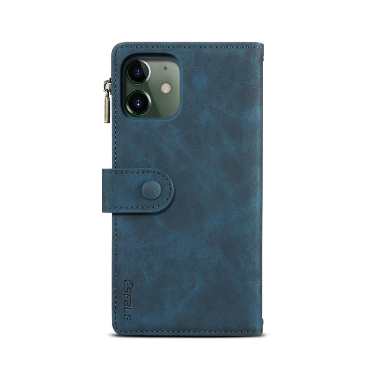 Retro Frosted Horizontal Flip Leather Case with Holder & Card Slot & Wallet & Zipper Pocket & Lanyard For iPhone 11
