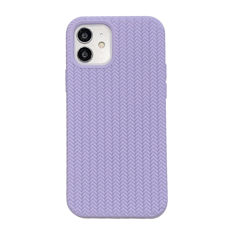 For iPhone 13 Herringbone Texture Silicone Protective Case