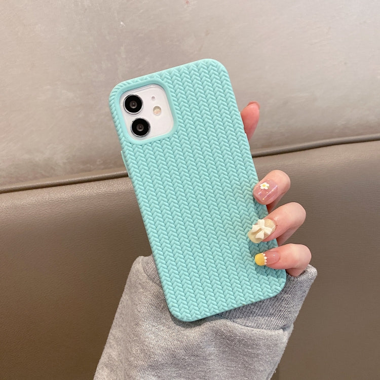 For iPhone 13 Pro Herringbone Texture Silicone Protective Case