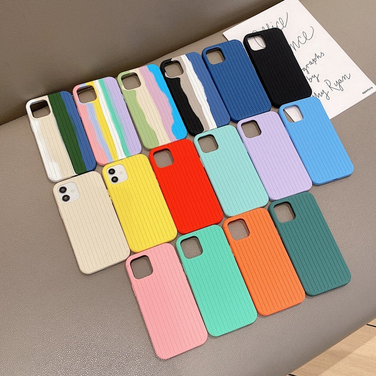 For iPhone 13 Pro Herringbone Texture Silicone Protective Case