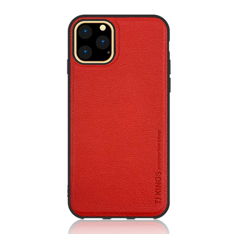 For iPhone 11 Pro TJ KINGS Retro Series Shockproof PC + TPU + Top-grain Case