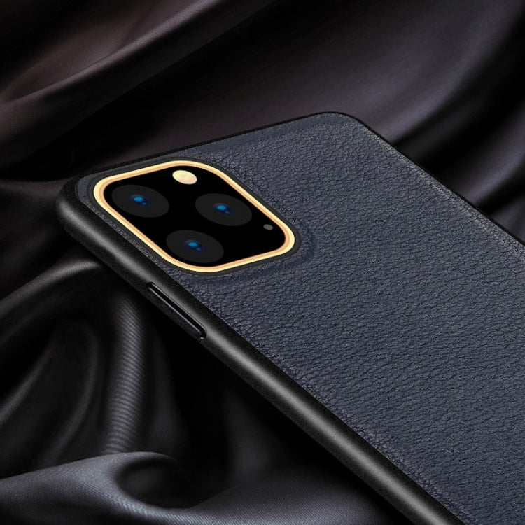 For iPhone 11 Pro Max TJ KINGS Retro Series Shockproof PC + TPU + Top-grain Case