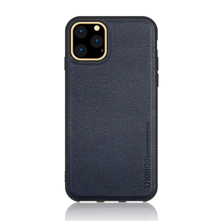 For iPhone 11 Pro Max TJ KINGS Retro Series Shockproof PC + TPU + Top-grain Case
