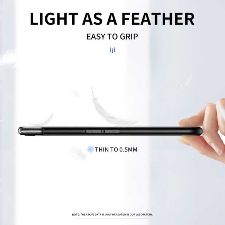 For Samsung Galaxy A80 Gradient Carbon Fiber Texture TPU Border Tempered Glass Case