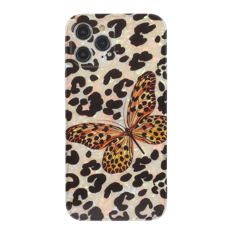 For iPhone 12 Pro Max Butterfly Shell Colorful Series Pattern IMD TPU Shockproof Case