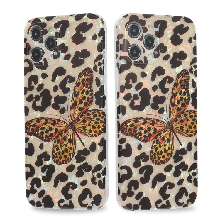 For iPhone 11 Butterfly Shell Colorful Series Pattern IMD TPU Shockproof Case