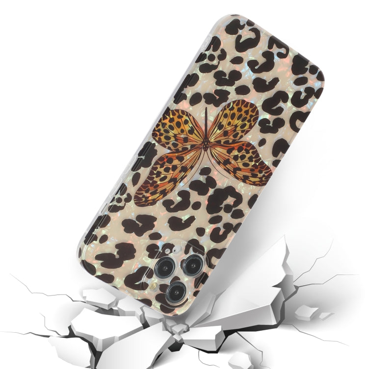 For iPhone 11 Pro Max Butterfly Shell Colorful Series Pattern IMD TPU Shockproof Case