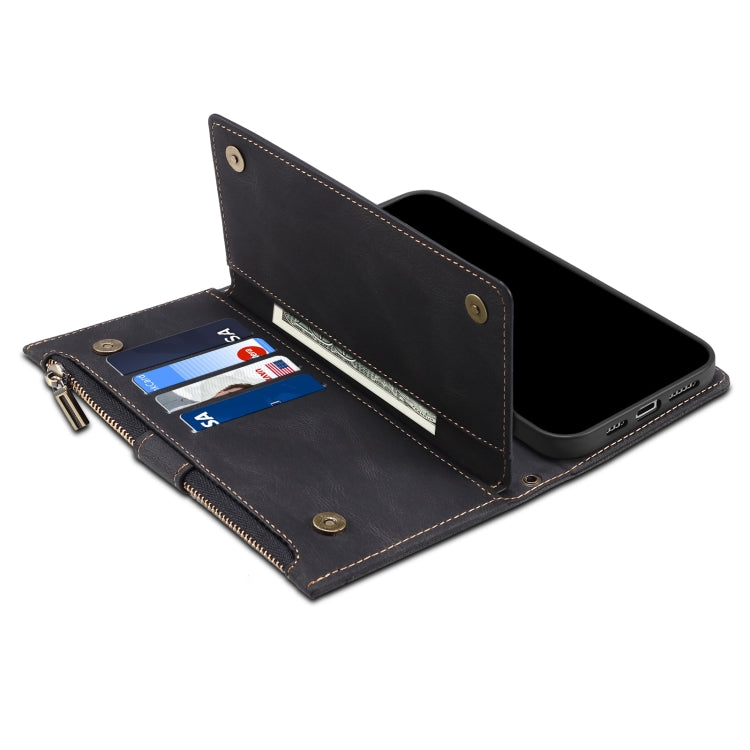 For Samsung Galaxy S21 5G Retro Frosted Horizontal Flip Leather Case with Holder & Card Slot & Wallet & Zipper Pocket & Lanyard