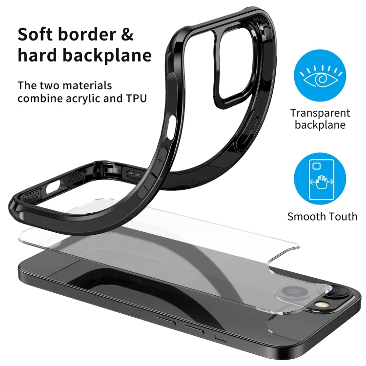 For iPhone 13 mini Sound Coversion Shockproof Acrylic Protective Case