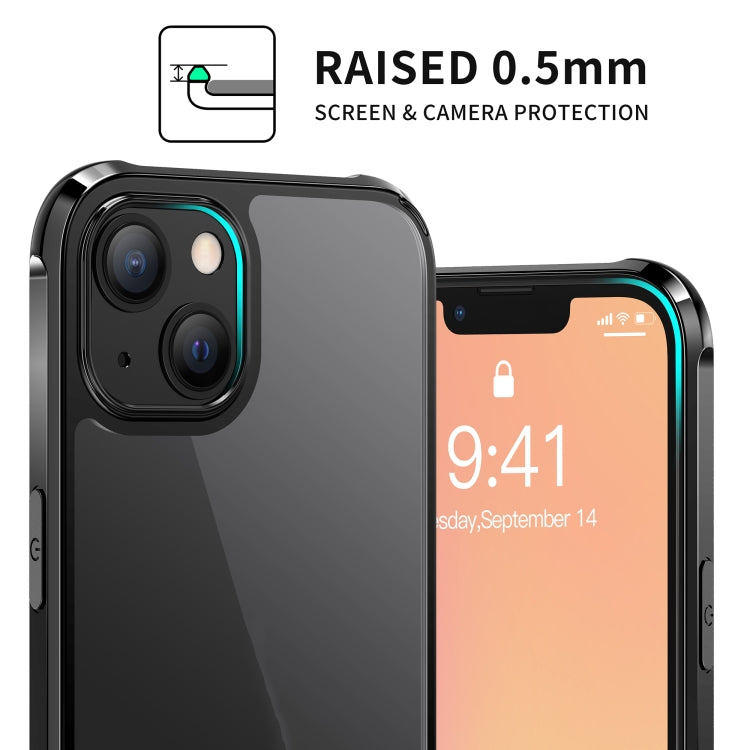 For iPhone 13 mini Sound Coversion Shockproof Acrylic Protective Case