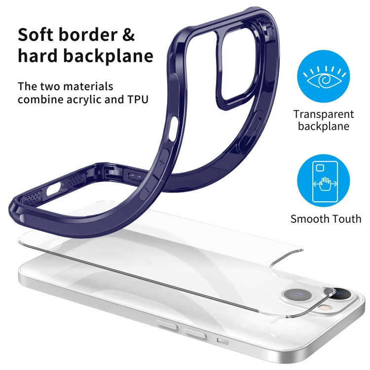 For iPhone 13 mini Sound Coversion Shockproof Acrylic Protective Case