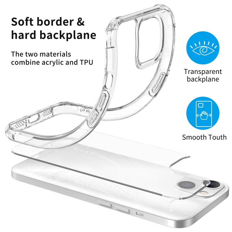 For iPhone 13 Sound Coversion Shockproof Acrylic Protective Case