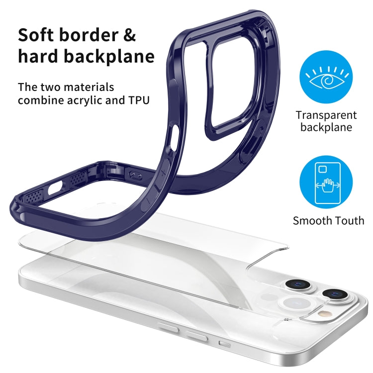 For iPhone 13 Pro Sound Coversion Shockproof Acrylic Protective Case