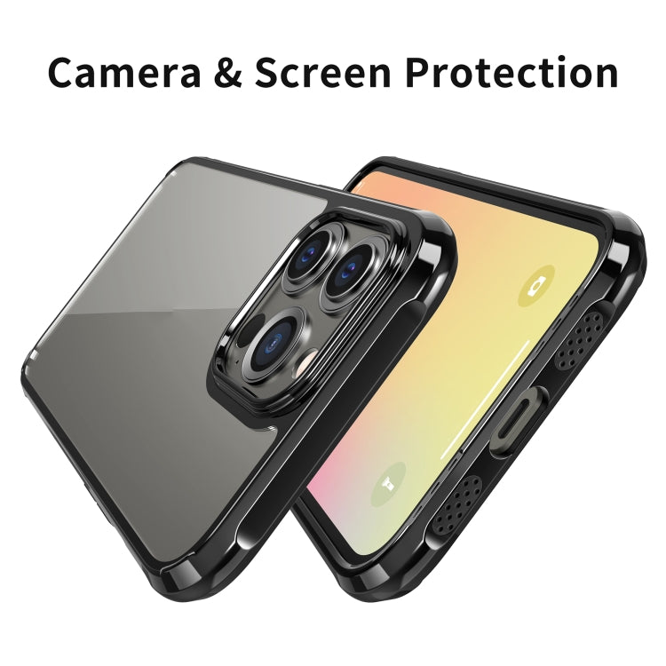 For iPhone 13 Pro Max Sound Coversion Shockproof Acrylic Protective Case