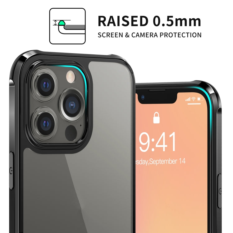 For iPhone 13 Pro Max Sound Coversion Shockproof Acrylic Protective Case