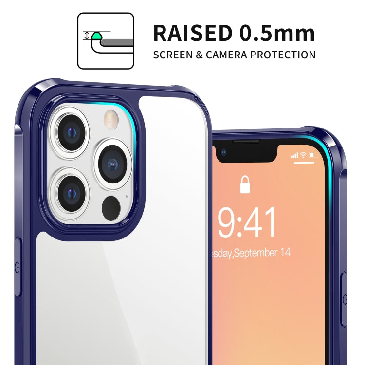 For iPhone 13 Pro Max Sound Coversion Shockproof Acrylic Protective Case