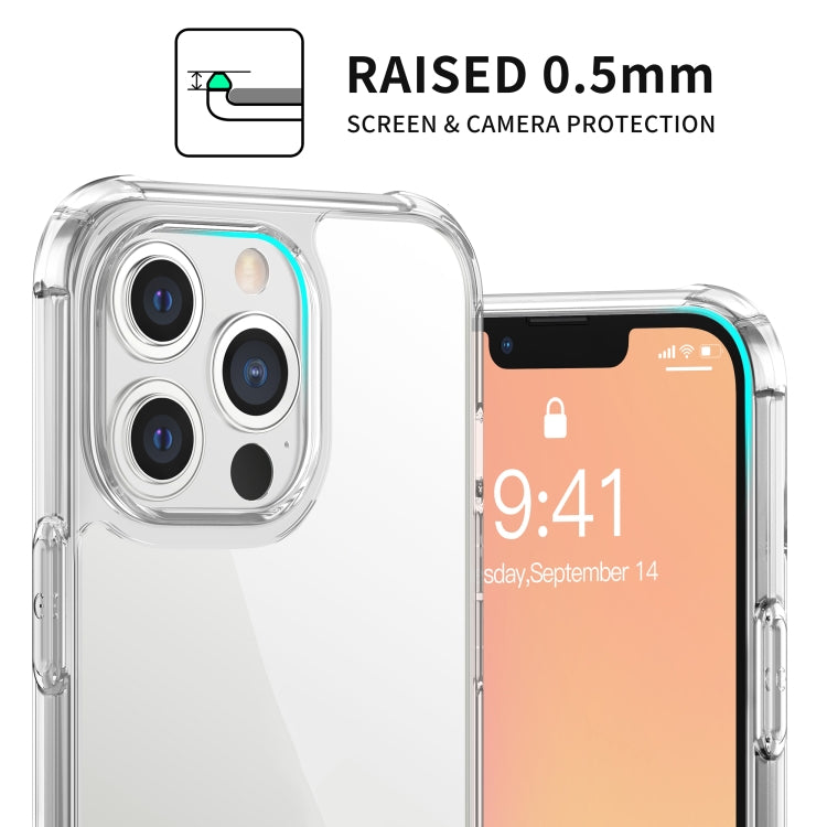For iPhone 13 Pro Max Sound Coversion Shockproof Acrylic Protective Case